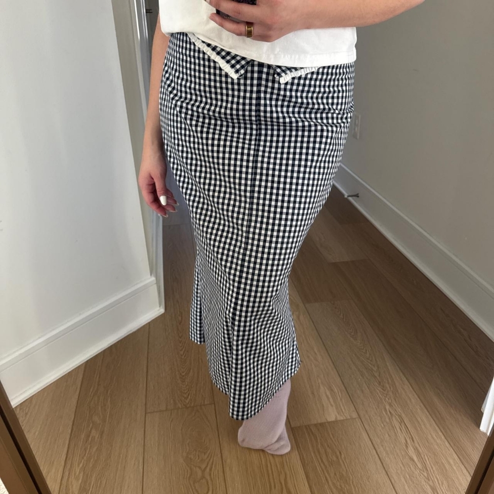 Zara Black and White Skirt